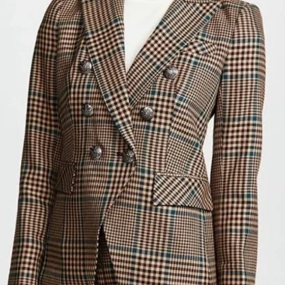 Veronica Beard Plaid Miller Jacket - Picture 7 of 9
